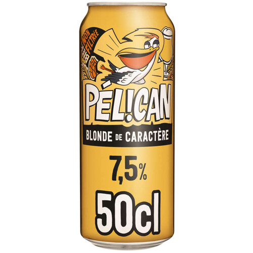 Pélican blonde de caractère non-filtrée 7.5° 50cl