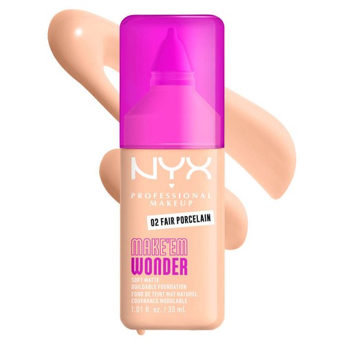 NYX Make 'Em Wonder Fond De Teint Fair Porcelain 30 ml