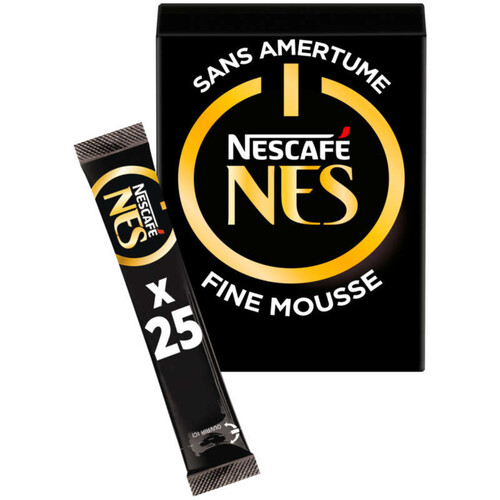 Nescafé Nes Café soluble 100% sans amertume fine mousse 50g