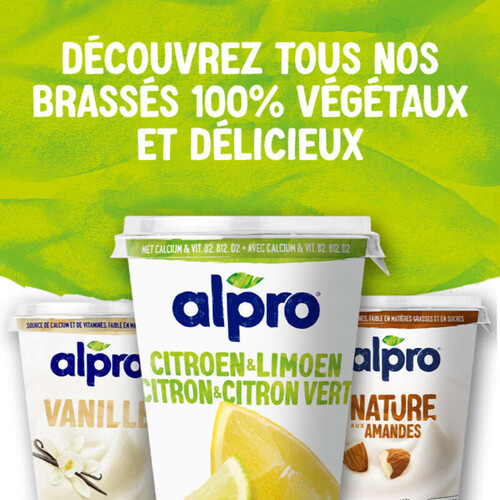 Alpro Dessert Végétal soja citron & Citron vert 500g