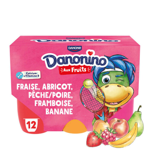 Danonino Petits Suisses Aux Fruits 12x50g