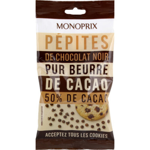 Monoprix Pépites De Chocolat Noir 100G