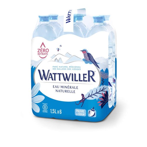 Wattwiller Eau Minérale Naturelle 6x1,5L