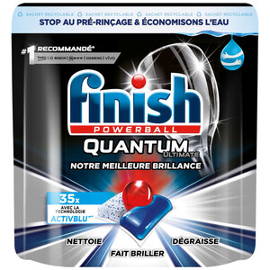 Finish Powerball Quantum Ultimate Tablettes lave-vaisselle x35 438g.