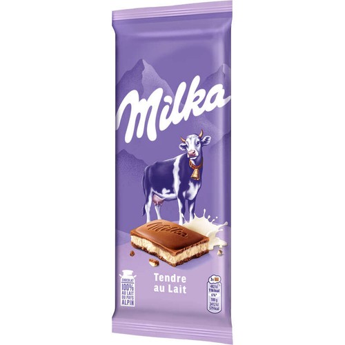Milka Tendre au Lait 100g