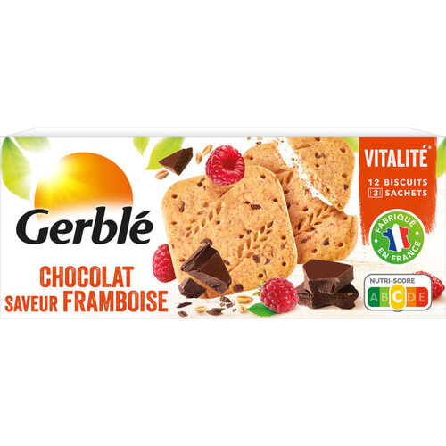 Gerblé Sablé Chocolat Framboise, Au Germe De Blé 140G