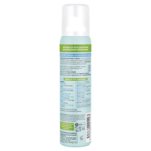 SO'BiO Étic Déodorant Soin Spray Hydratation à l'Aloe Vera Bio10cl