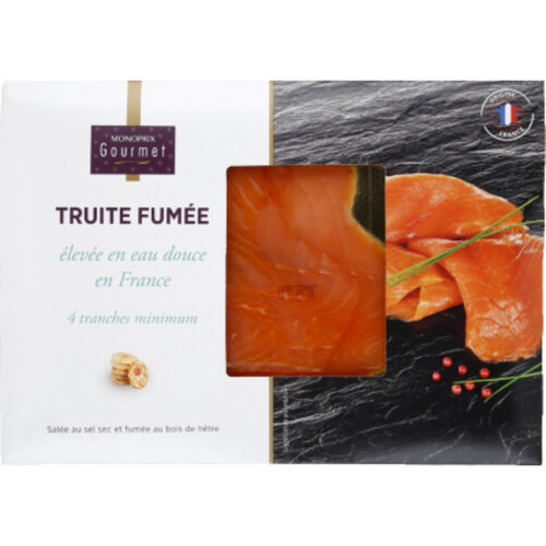 Monoprix Gourmet Truite Fumée France 120G