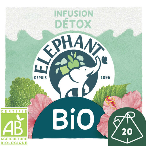 Elephant Infusion Hibiscus Mélisse Bio Detox X20