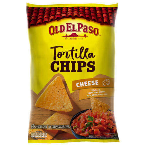 Old El Paso Tortilla Chips Goût Cheese 185G