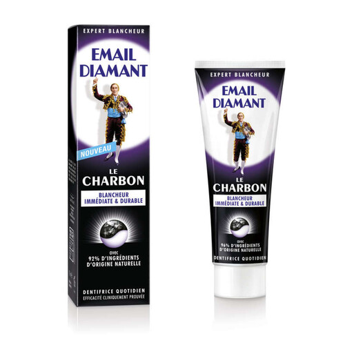 Email Diamant Le Charbon Dentifrice Blancheur Immédiate & Durable 75Ml