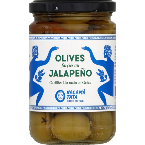Kalama Tata Olives farcies au jalapeno 370g