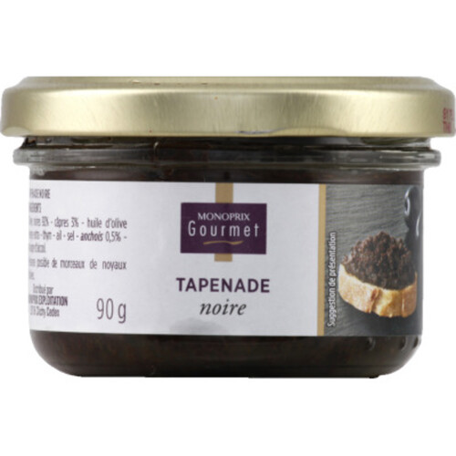 Monoprix Gourmet Tapenade Noire 90g
