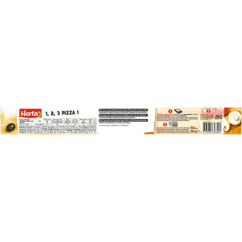 Herta Pâte à Pizza fine et ronde 265g