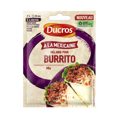 Ducros à la mexicaine mélange pour burrito 20g