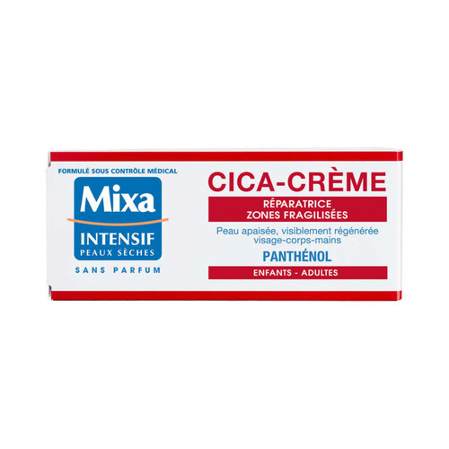 Mixa Crème Mains Cica-Crème Réparatrice Zones Fragilisées 50ml