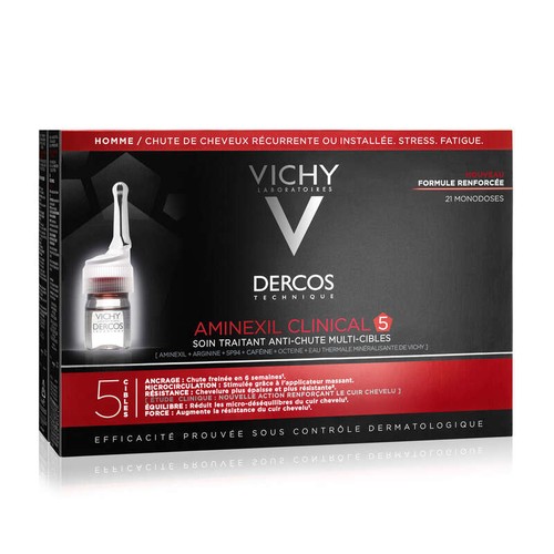 [Para] Vichy Dercos Aminixil Traitement Anti-Chute Cheveux Homme 126ml
