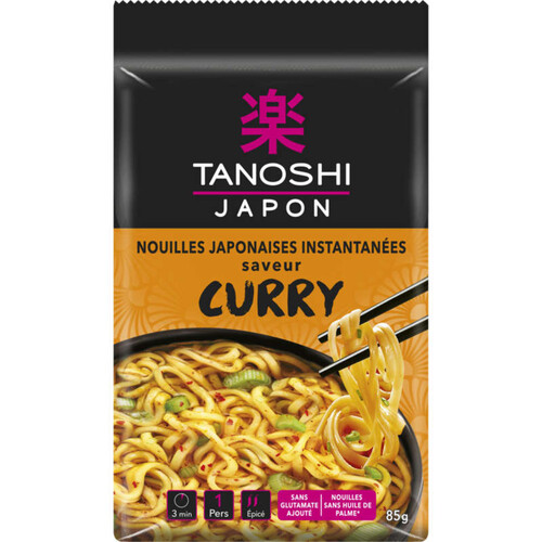 Tien Shan Nouilles De Blé Instantanées Asiatiques Saveur Curry 85G