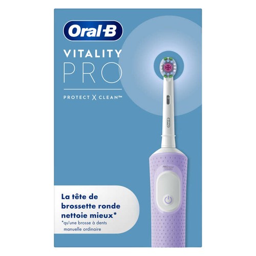 [Para] Oral-B Vitality Pro Brosse À Dents Électrique Violette