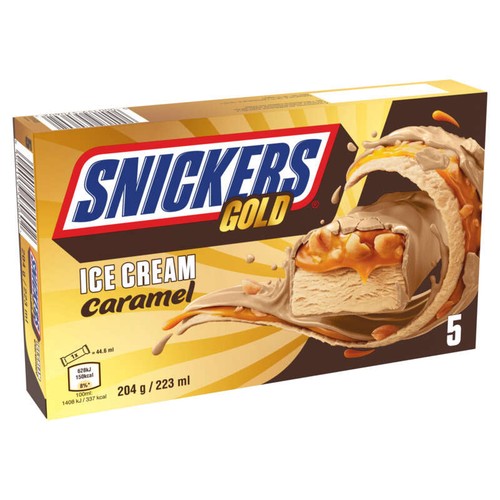 Snickers Gold Glacée x5 223ml 204g