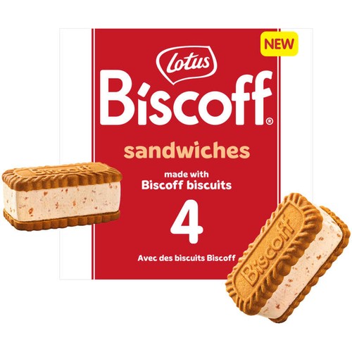 Lotus Biscoff Glace Sandwich 4x80ml