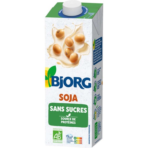 Bjorg Boisson soja nature sans sucres Bio 1L