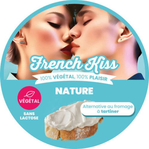 French Kiss Tartinable Nature 100% Végétal Sans Lactose 120g