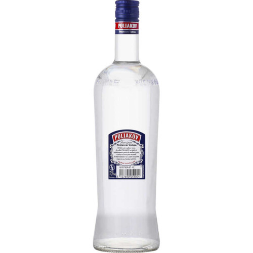 Poliakov Vodka, Pure Grain, 37,5% 1l