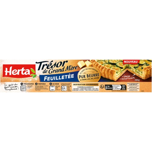 Herta Trésor de Grand Mère Feuilletée Pur Beurre 280g