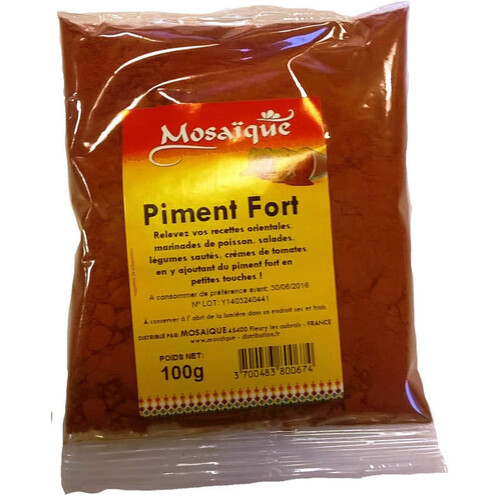 Mosaïque Piment Fort en sachet 100g