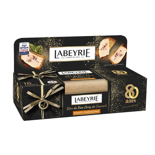 Labeyrie Bloc de Foie Gras de Canard Barquette 100g