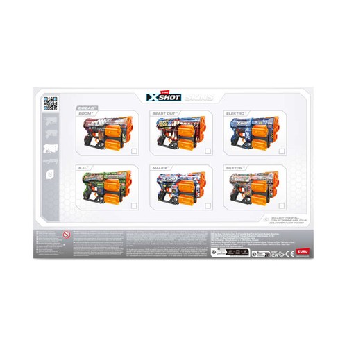 Zuru Pistolet XShot Skins Dread Dès 8ans