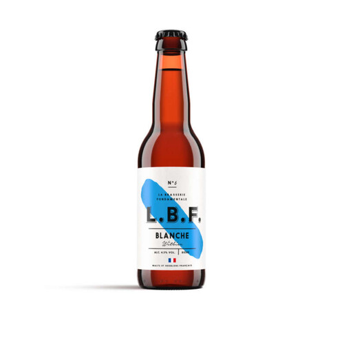L.BF. n°6 bière blanche 4,5% vol. 33 cl