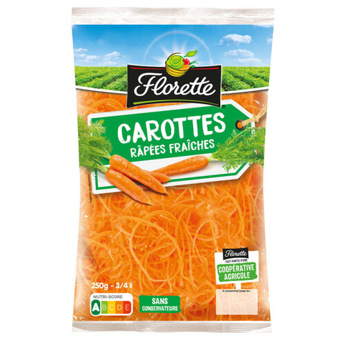 Florette les carottes râpées 250g