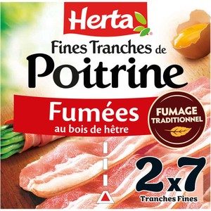 Herta Poitrine fumée 2x100g