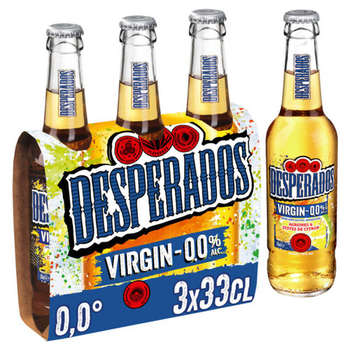 Desperados Virgin Bière Sans Alcool 0,0% 3x33cl