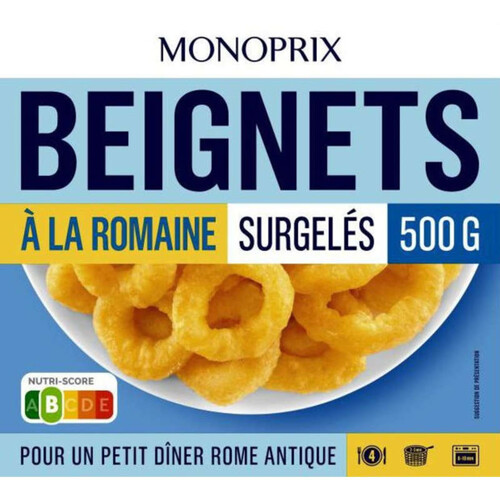 Monoprix Beignets à la Romaine Surgelés 500g