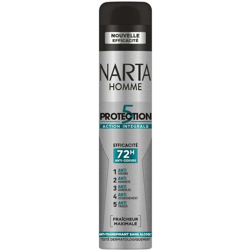 Narta Homme Déodorant Protection 5 Intégrale 200ml