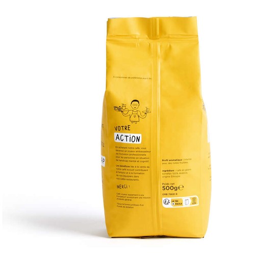 Café Joyeux Café en Grain Ethiopie 500g