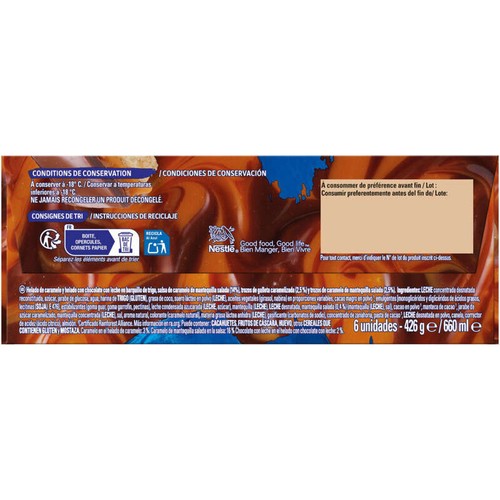 Extrême Cône Choco caramel toffee X6