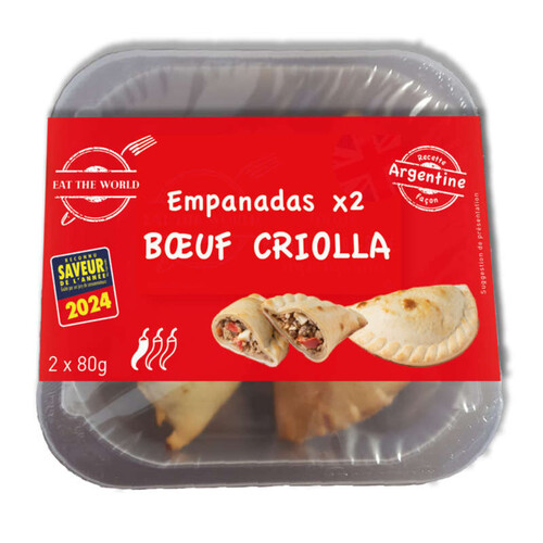 Eat the world Empanadas Boeuf Criolla Façon Argentine 2x80g