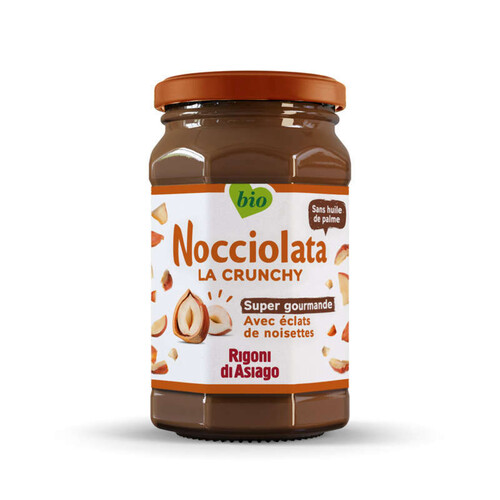 Rigoni Di Asiago Nocciolata Pâte à Tartiner éclats de noisettes 250g