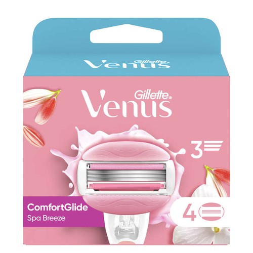 Gillette Venus Lames ComfortGlide Spa Breeze x4