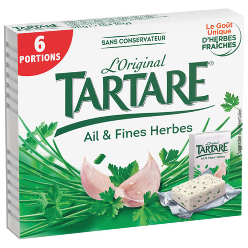 L'Original Tartare Ail & Fines Herbes 6 Portions 96g