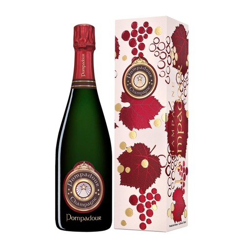Champagne Pompadour Aop brut Étui 75cl