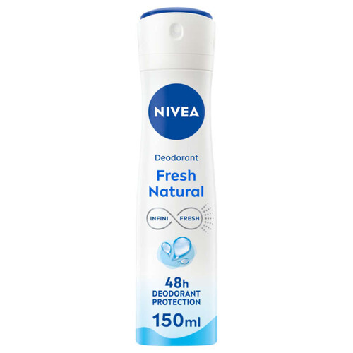 Nivea Déodorant Atomiseur Femme Fresh Natural 150Ml