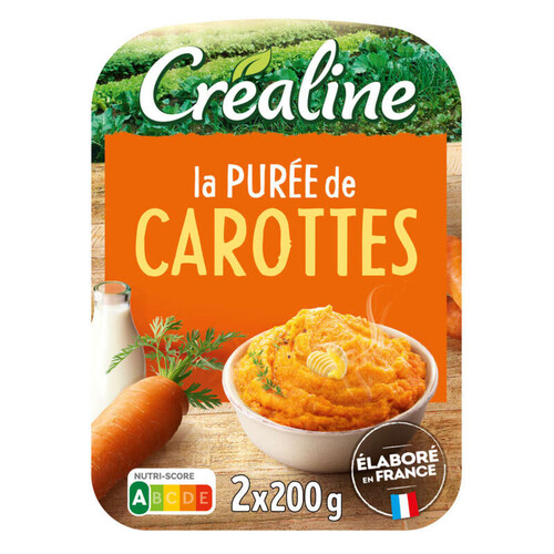 Florette purée de carottes sans additif 2x200g