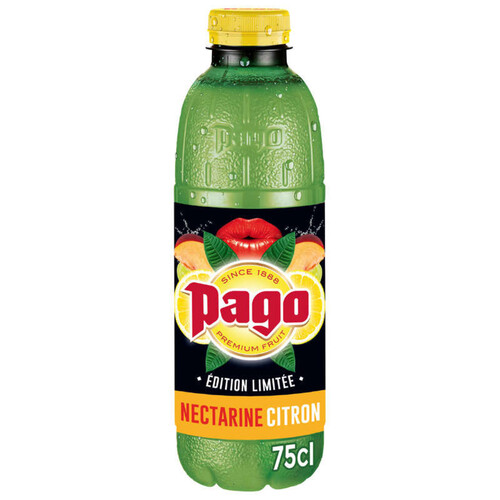 Pago Nectarine citron Pago édition limité 75cl