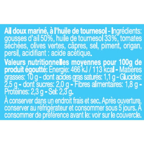 Florelli Ail doux mariné 300g