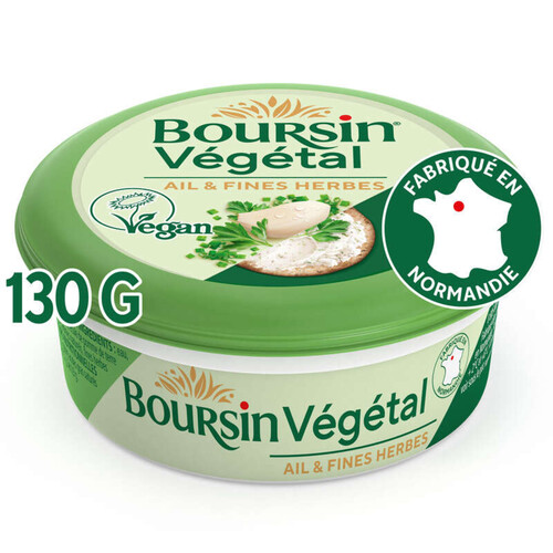 Boursin Végétal Ail & Fines Herbes 130g